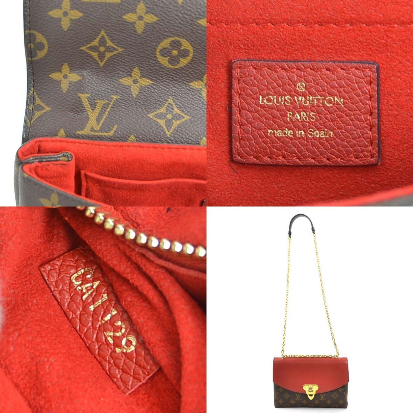 Louis Vuitton Brown Canvas Saint Placide