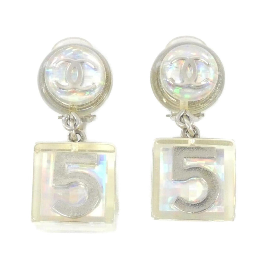 Chanel Silver Metal Coco Mark