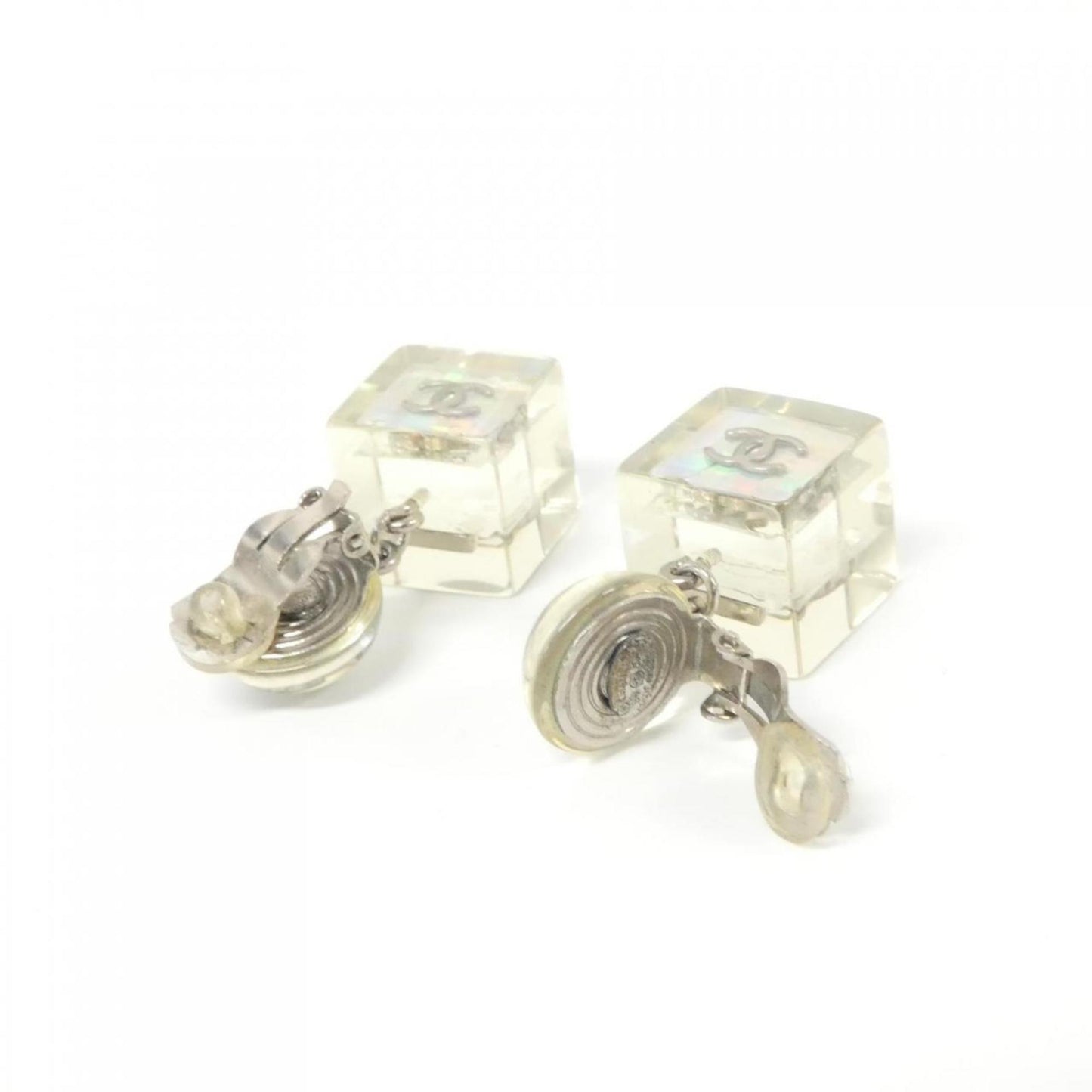 Chanel Silver Metal Coco Mark