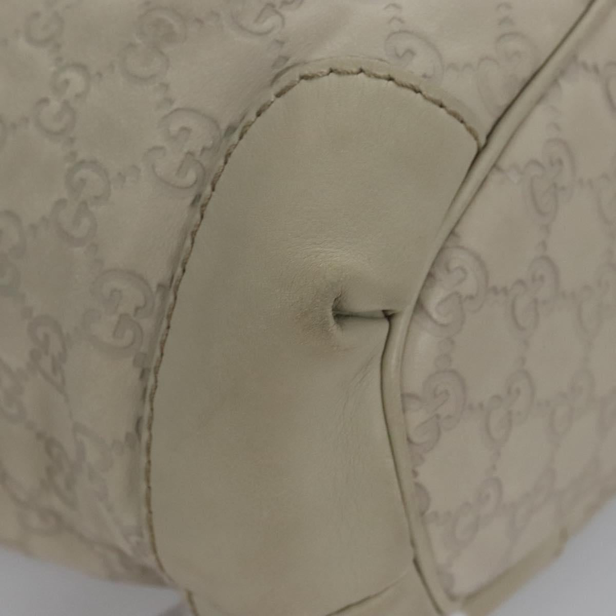 Gucci White Canvas Sukey