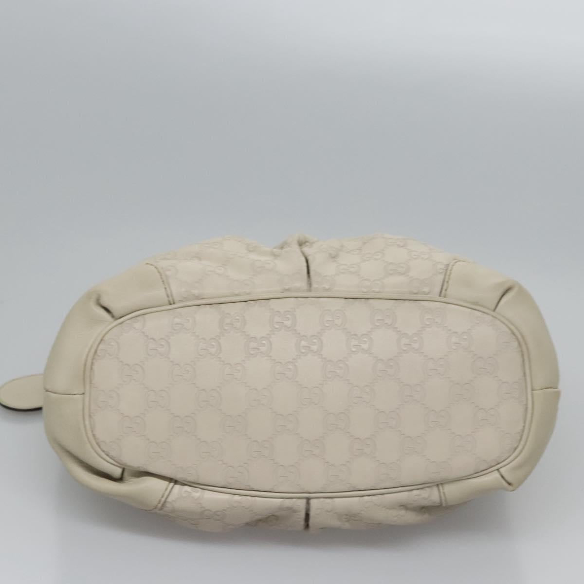 Gucci White Canvas Sukey
