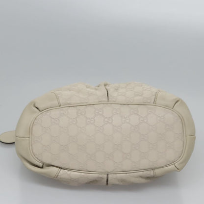 Gucci White Canvas Sukey