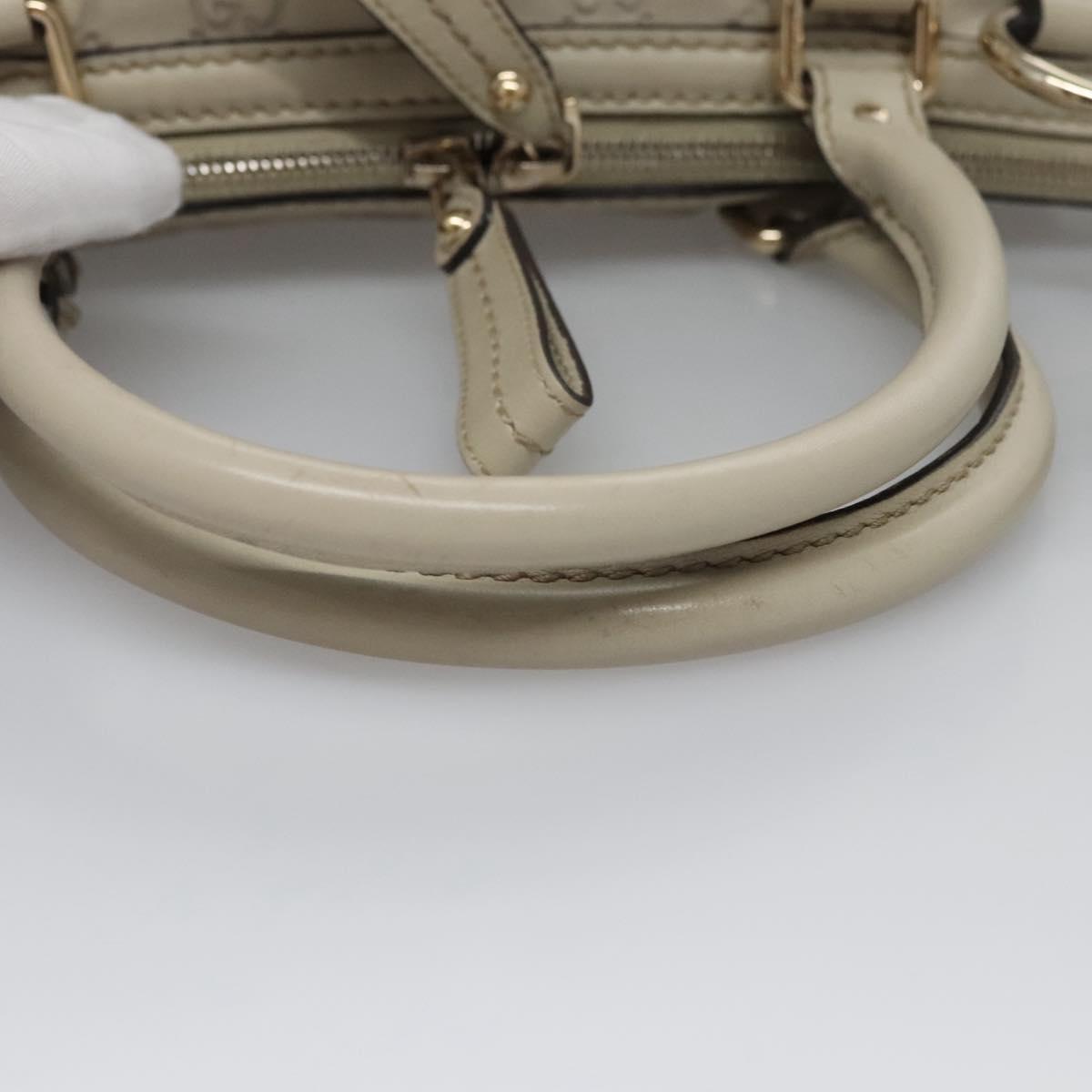 Gucci White Canvas Sukey