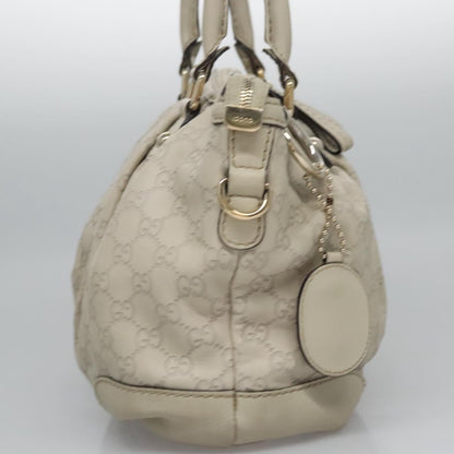 Gucci White Canvas Sukey