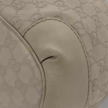 Gucci White Canvas Sukey