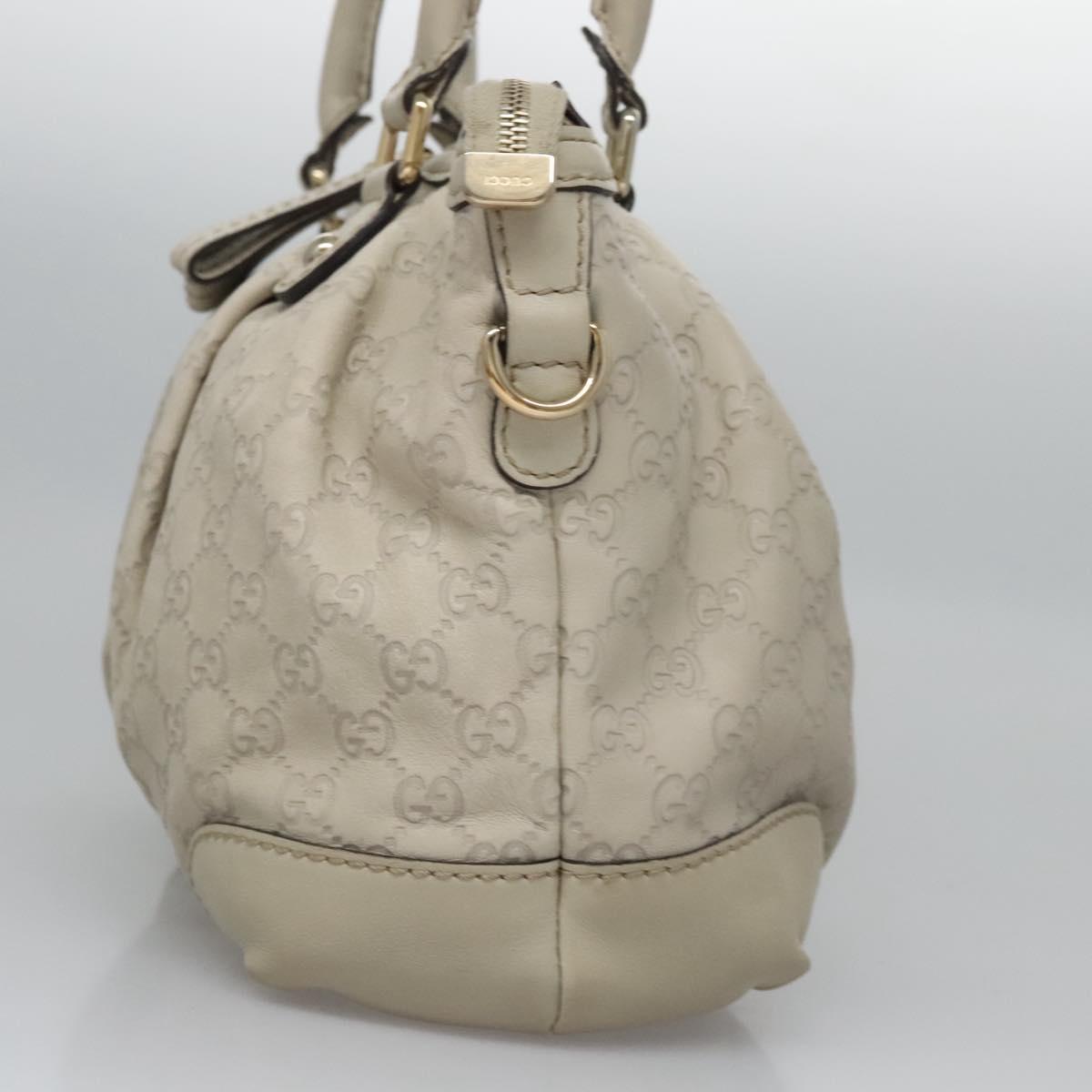 Gucci White Canvas Sukey