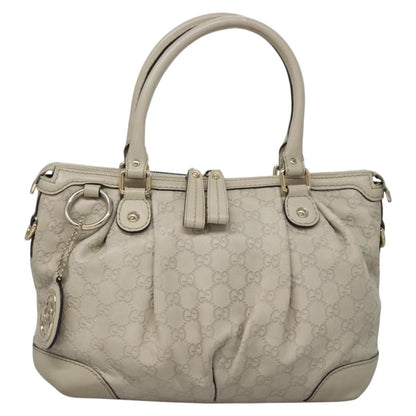 Gucci White Canvas Sukey