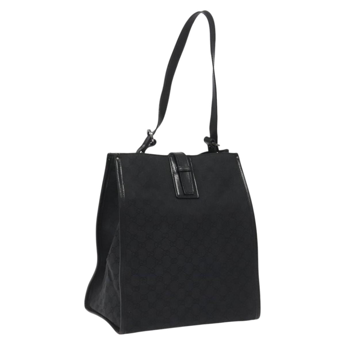 Gucci Black Canvas Gg Canvas