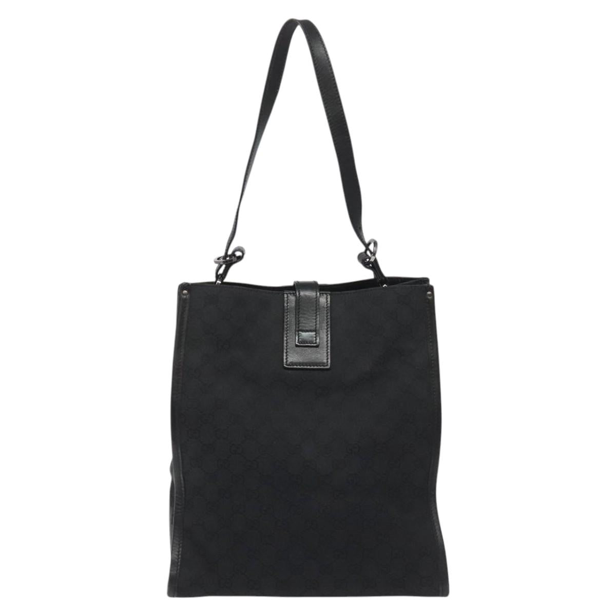 Gucci Black Canvas Gg Canvas