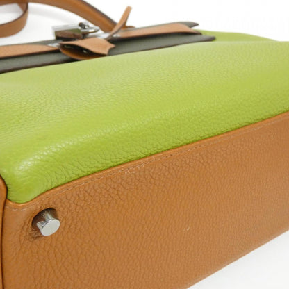 Hermès Green Leather Kelly 32