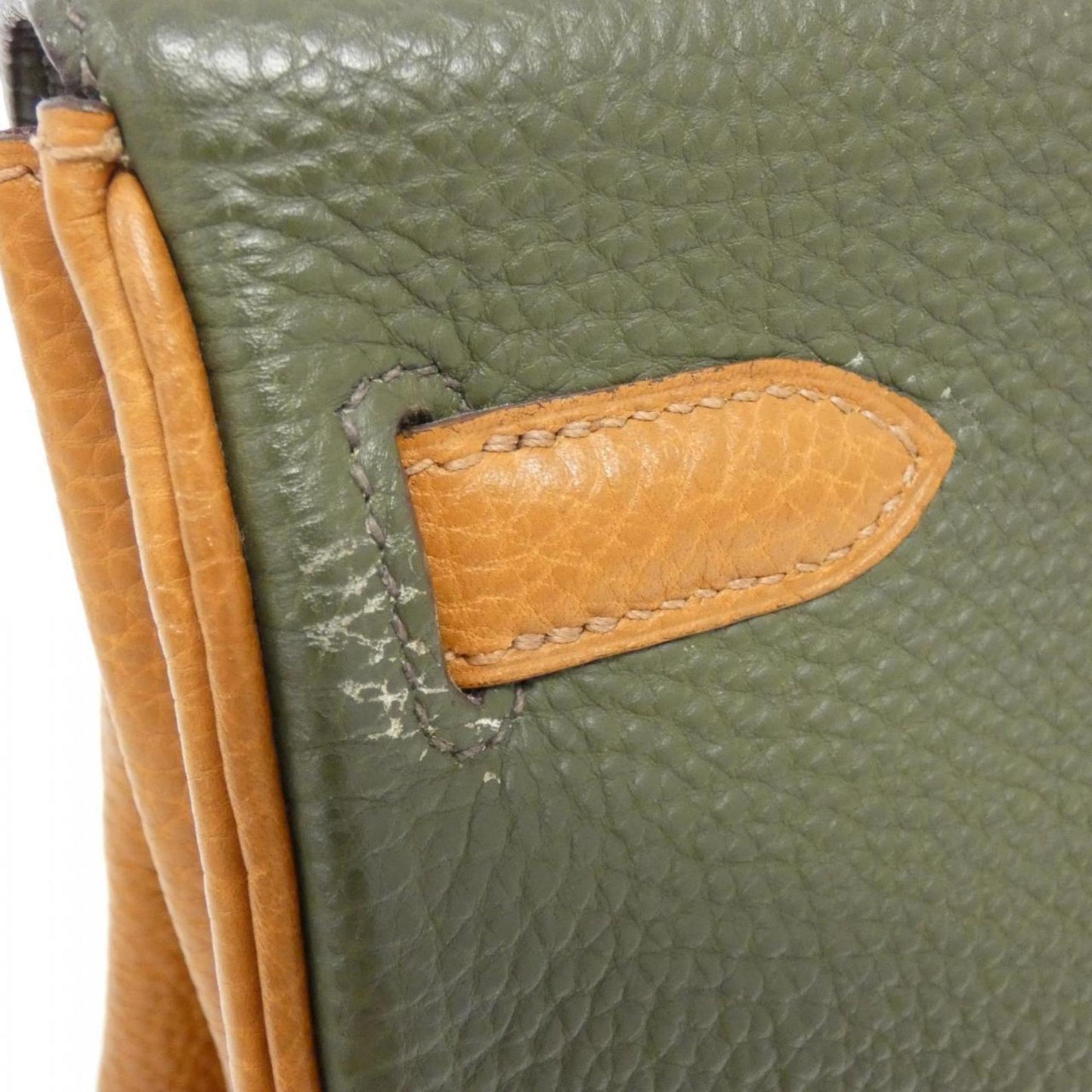 Hermès Green Leather Kelly 32