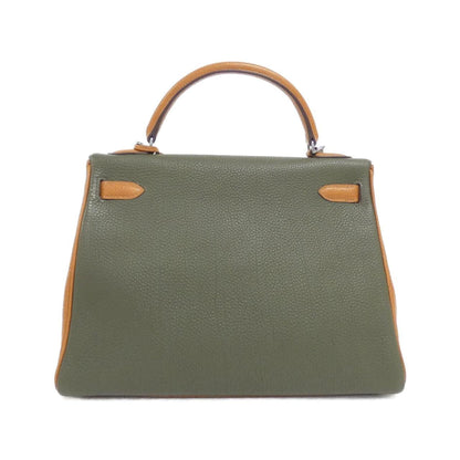 Hermès Green Leather Kelly 32