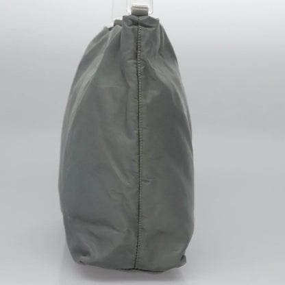 Prada Gray Synthetic Tessuto
