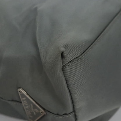 Prada Gray Synthetic Tessuto
