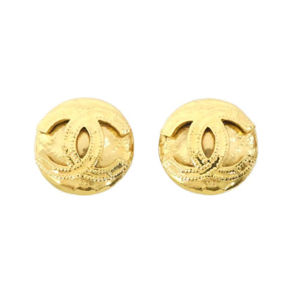 Chanel Gold Gold Plated Coco Mark
