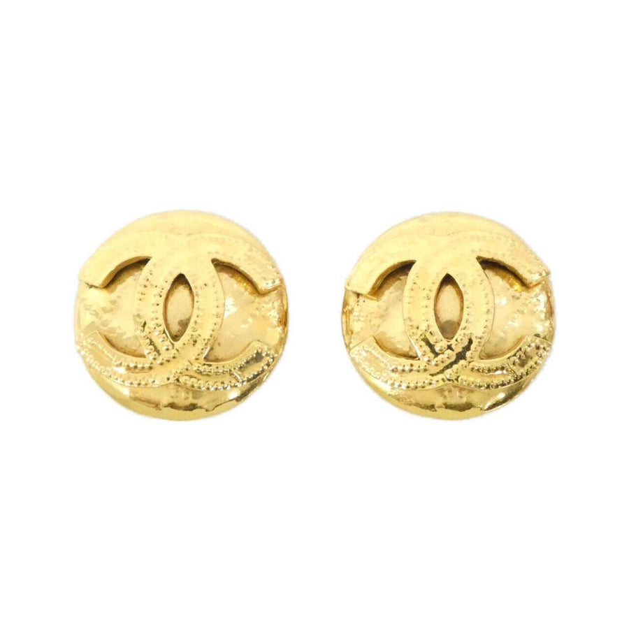 Chanel Gold Gold Plated Coco Mark