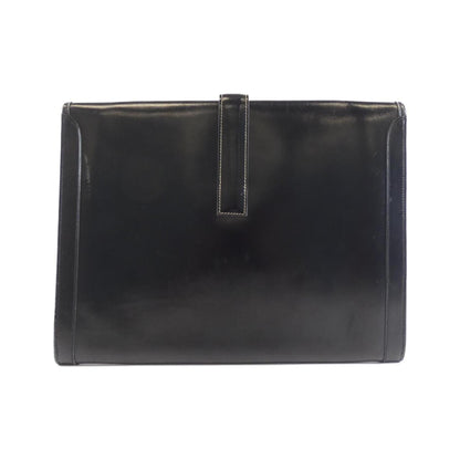 Hermès Black Leather Jige