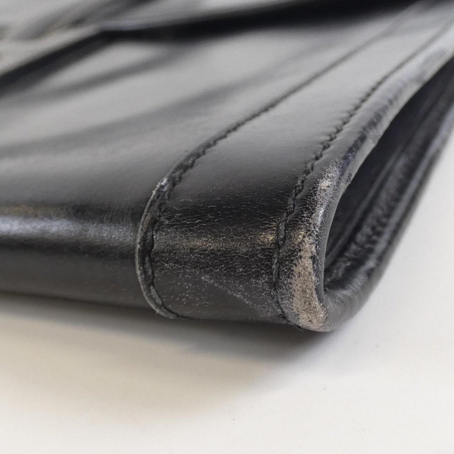Hermès Black Leather Jige