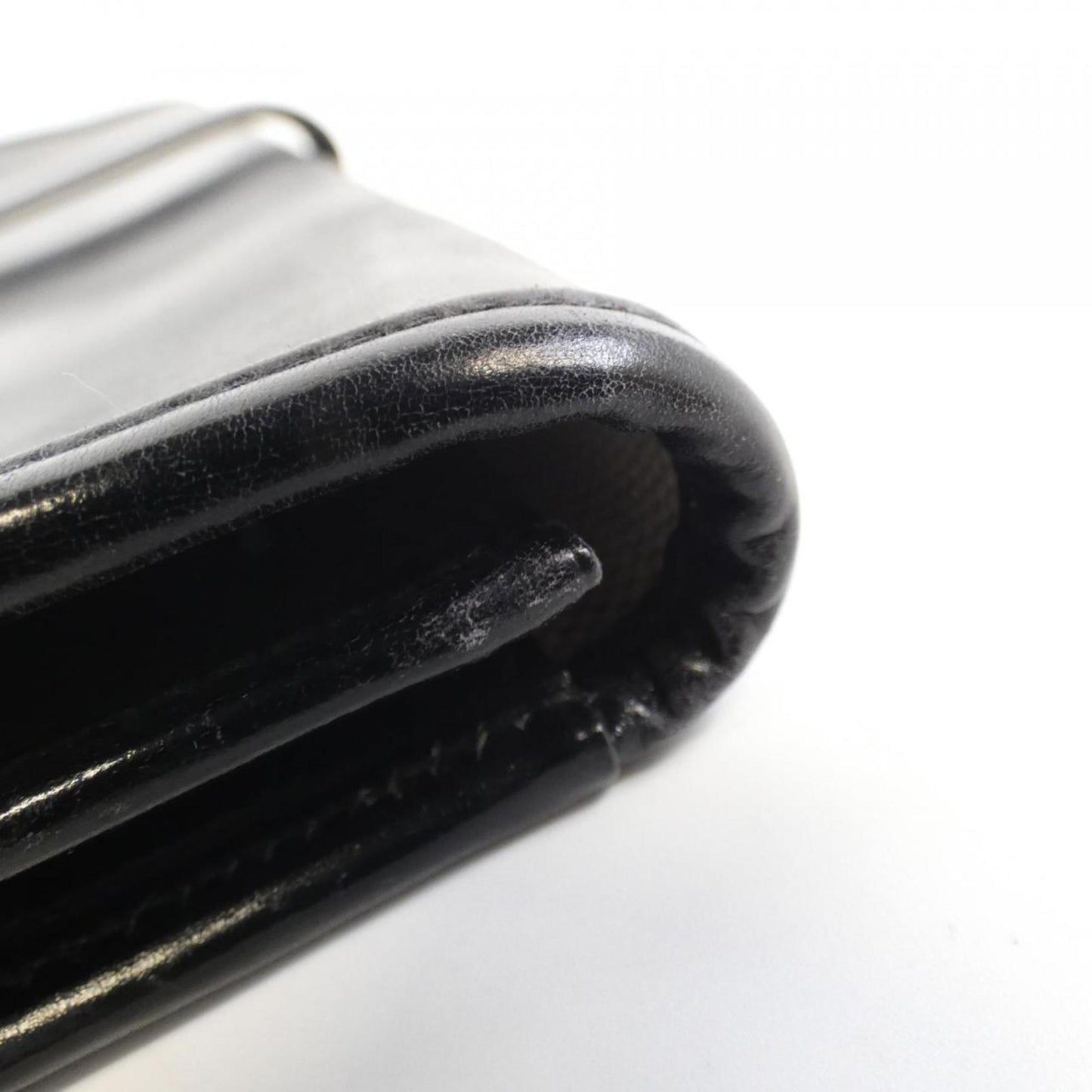 Hermès Black Leather Jige