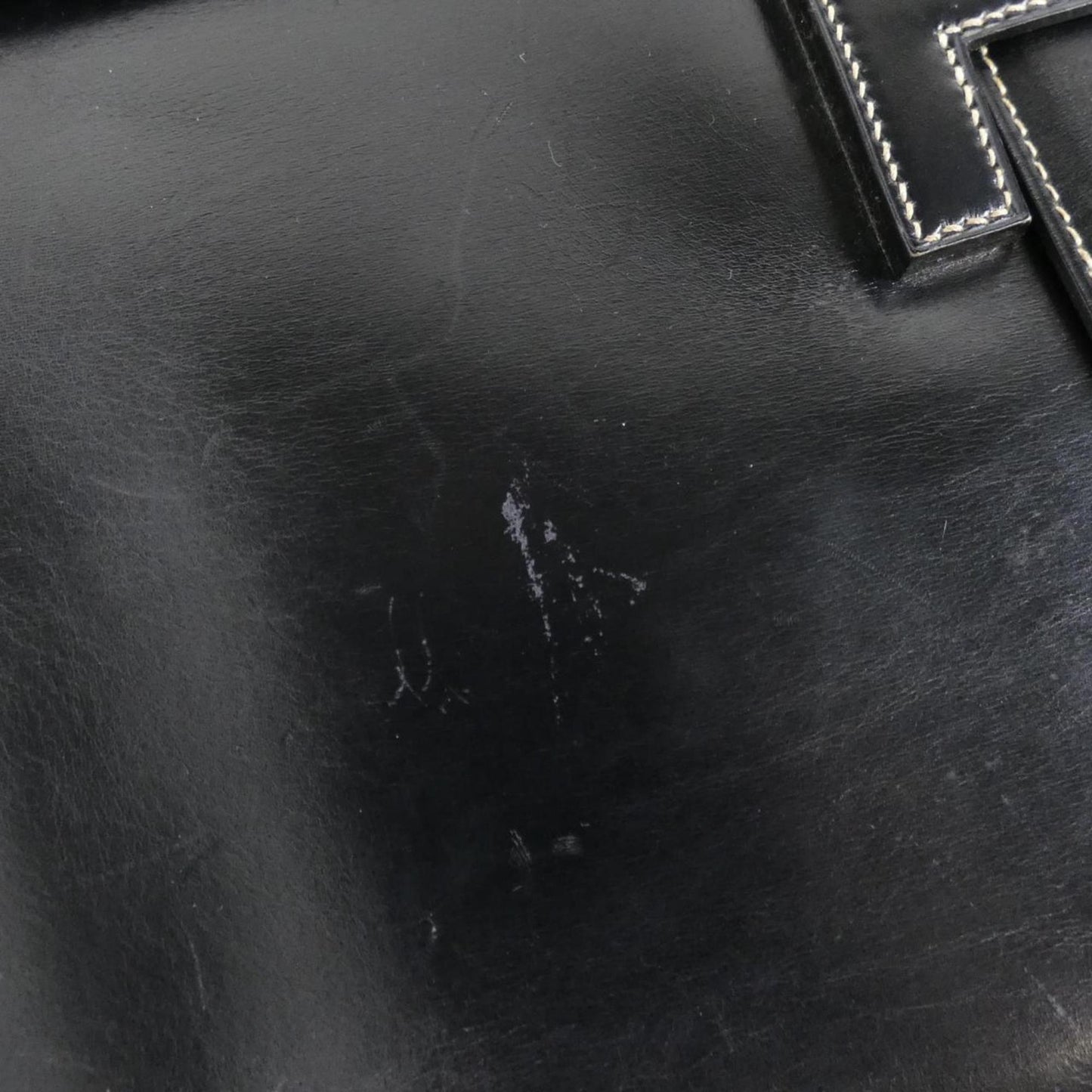 Hermès Black Leather Jige