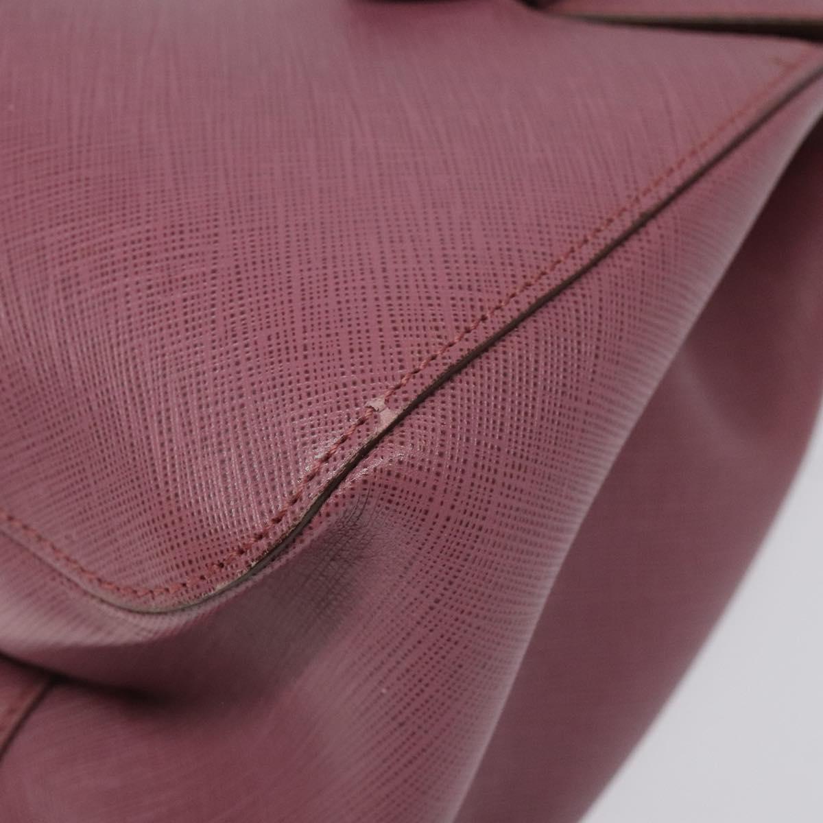 Salvatore Ferragamo Pink Leather Gancini