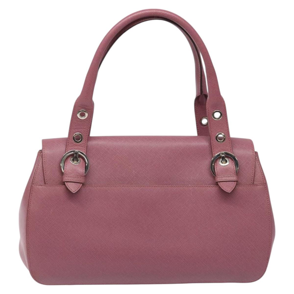 Salvatore Ferragamo Pink Leather Gancini
