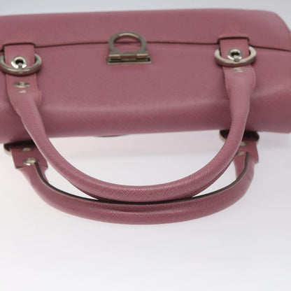 Salvatore Ferragamo Pink Leather Gancini