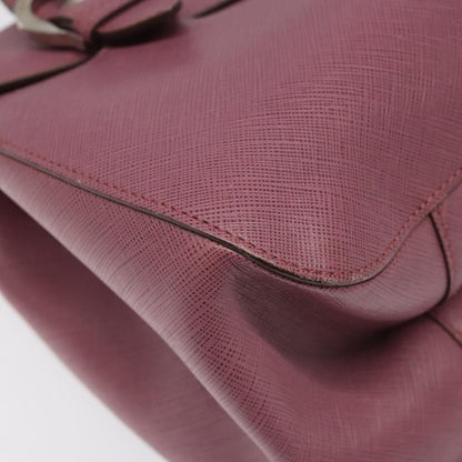 Salvatore Ferragamo Pink Leather Gancini