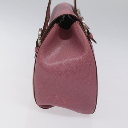 Salvatore Ferragamo Pink Leather Gancini