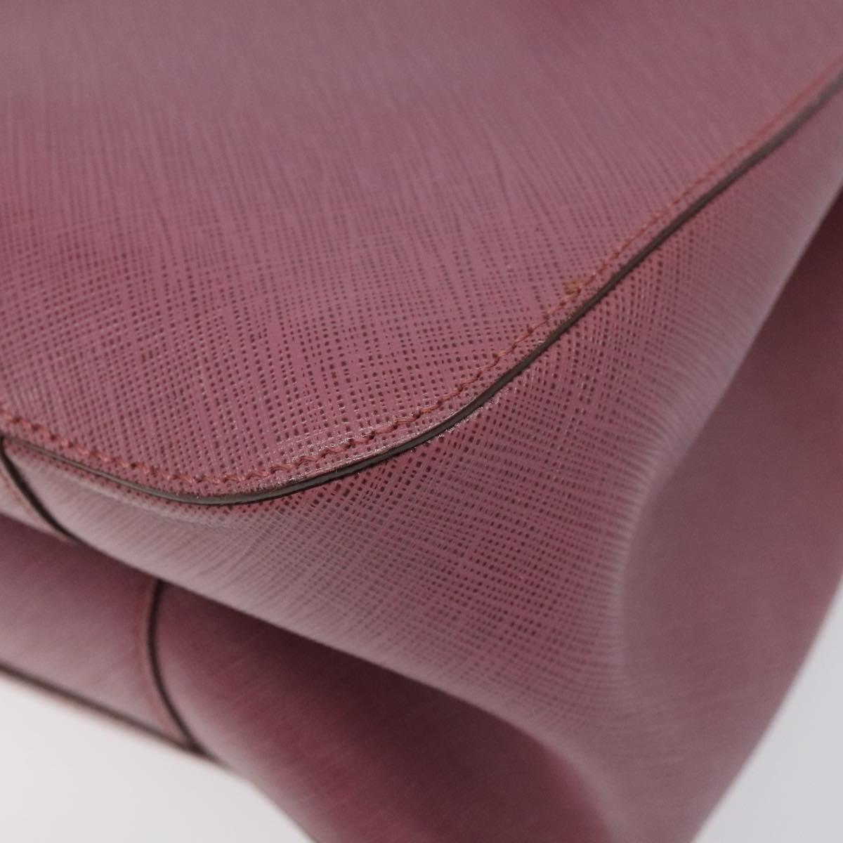 Salvatore Ferragamo Pink Leather Gancini
