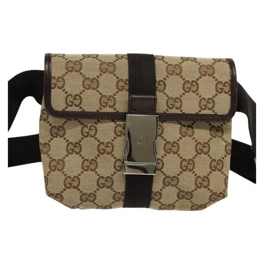 Gucci Brown Canvas Gg Canvas