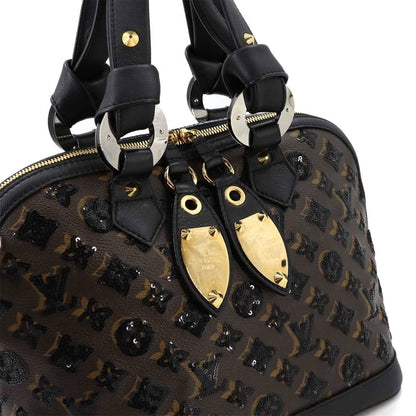 Louis Vuitton Black Canvas Alma