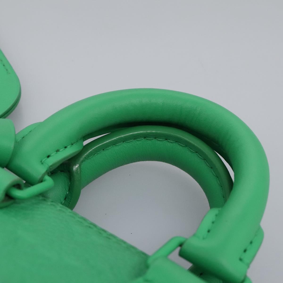 Louis Vuitton Green Leather Keepall