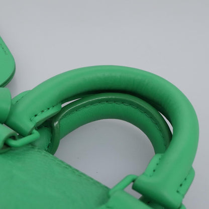 Louis Vuitton Green Leather Keepall