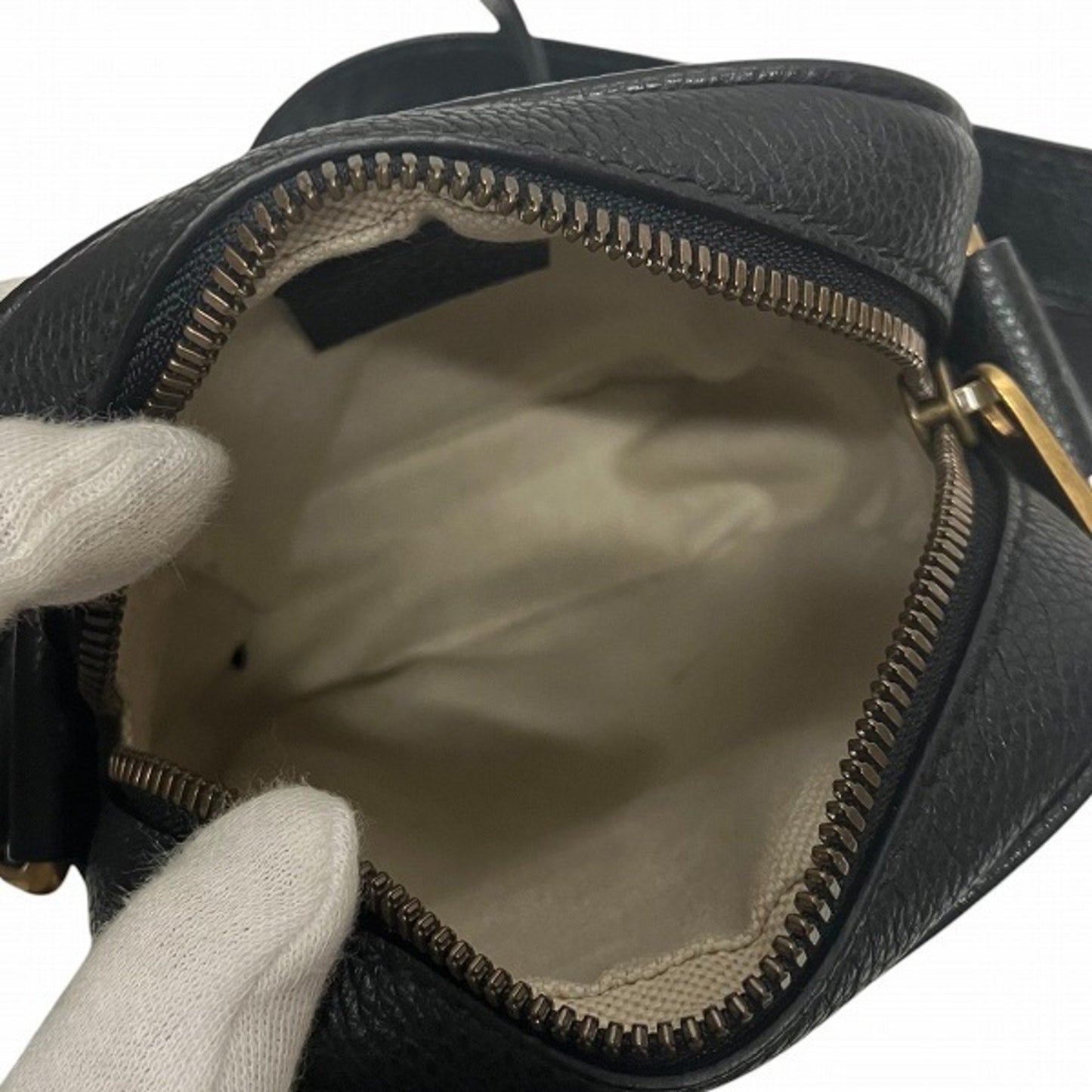 Gucci Black Leather Ophidia