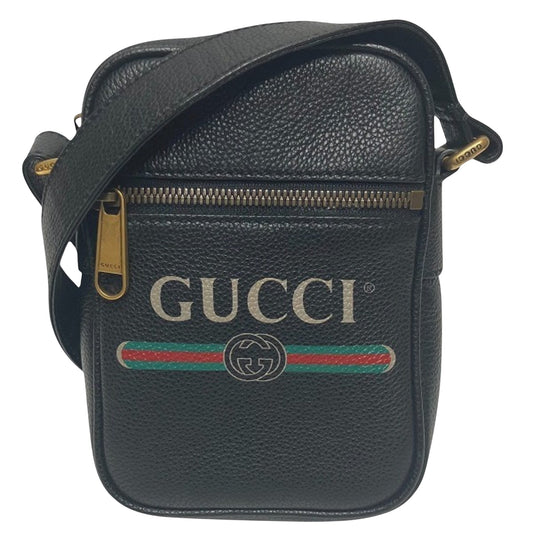 Gucci Black Leather Ophidia
