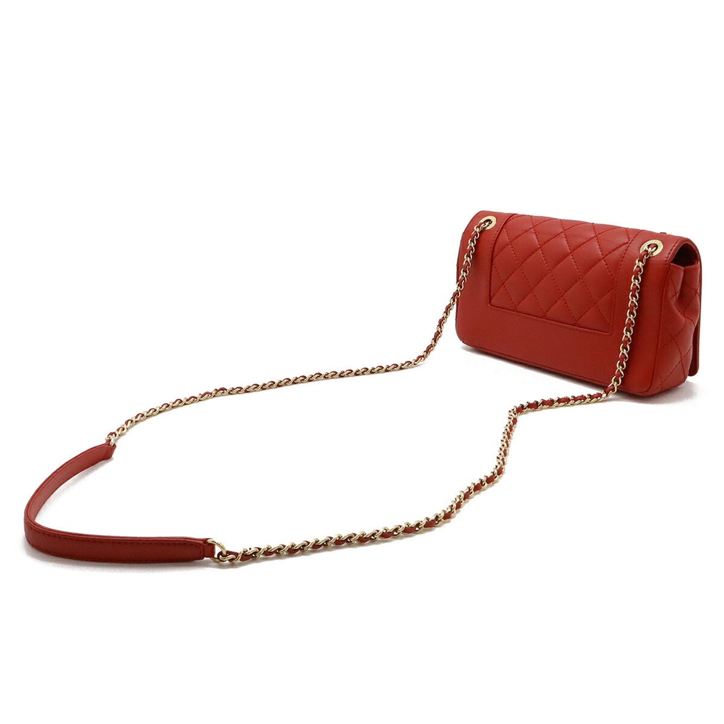 Chanel Red Leather Mademoiselle