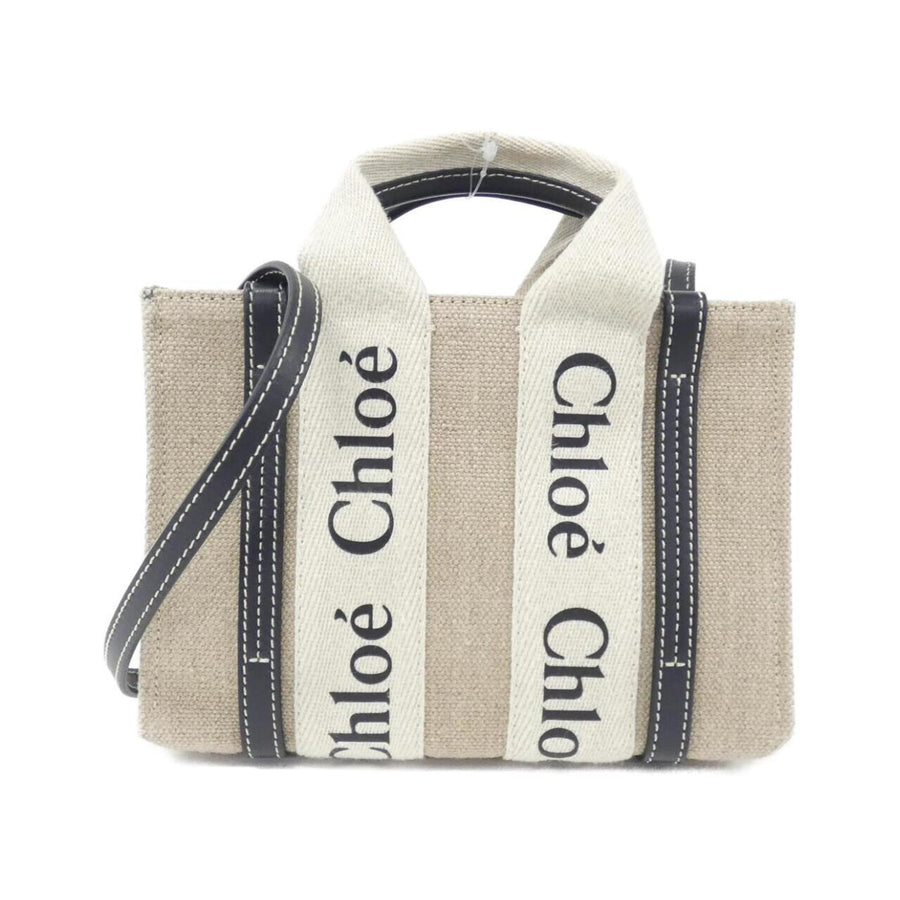 Chloé Brown Canvas Woody