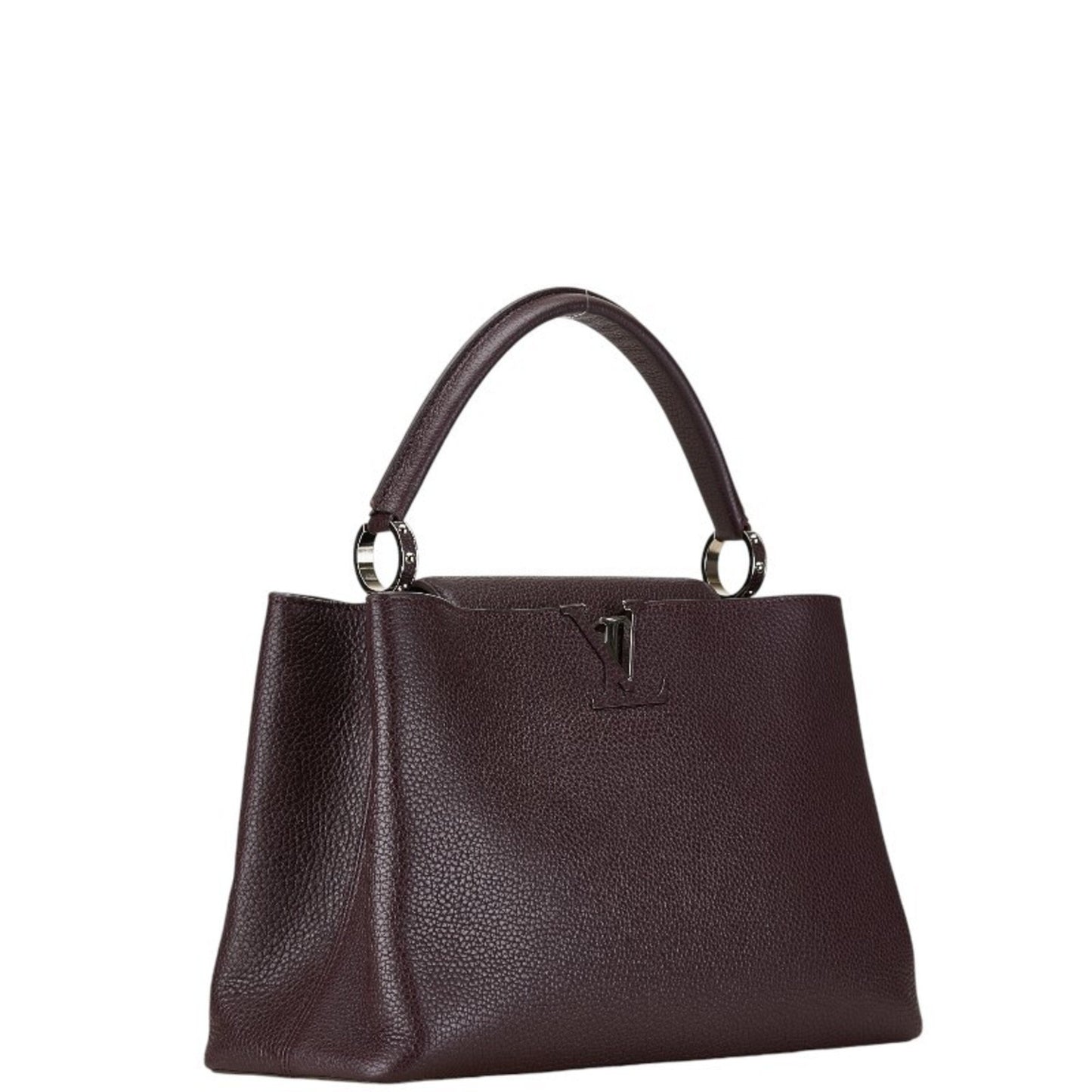 Louis Vuitton Purple Leather Capucines
