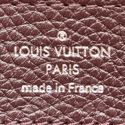 Louis Vuitton Purple Leather Capucines