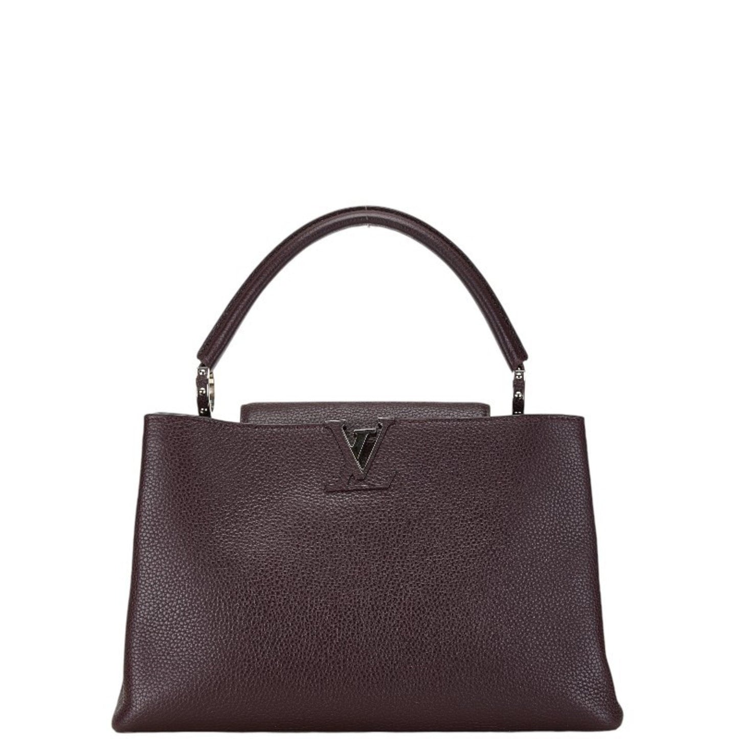 Louis Vuitton Purple Leather Capucines