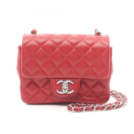 Chanel Red Leather Single Flap