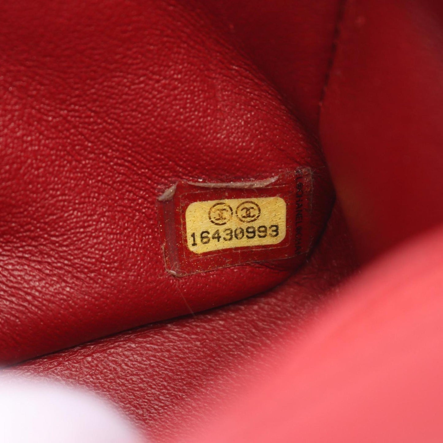 Chanel Red Leather Single Flap