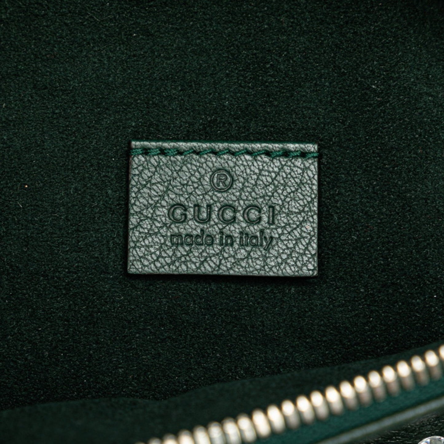 Gucci Green Leather Ophidia
