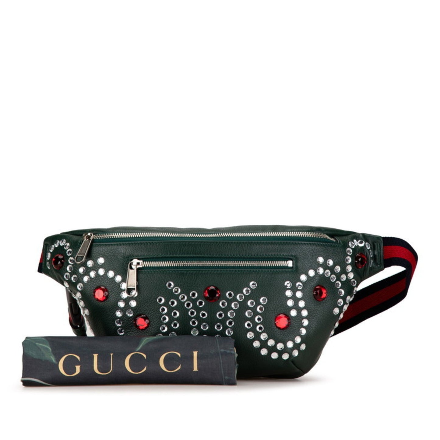 Gucci Green Leather Ophidia