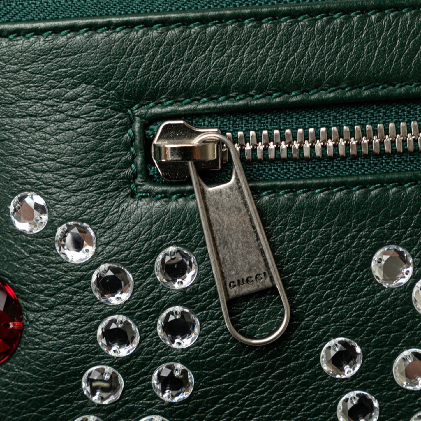 Gucci Green Leather Ophidia
