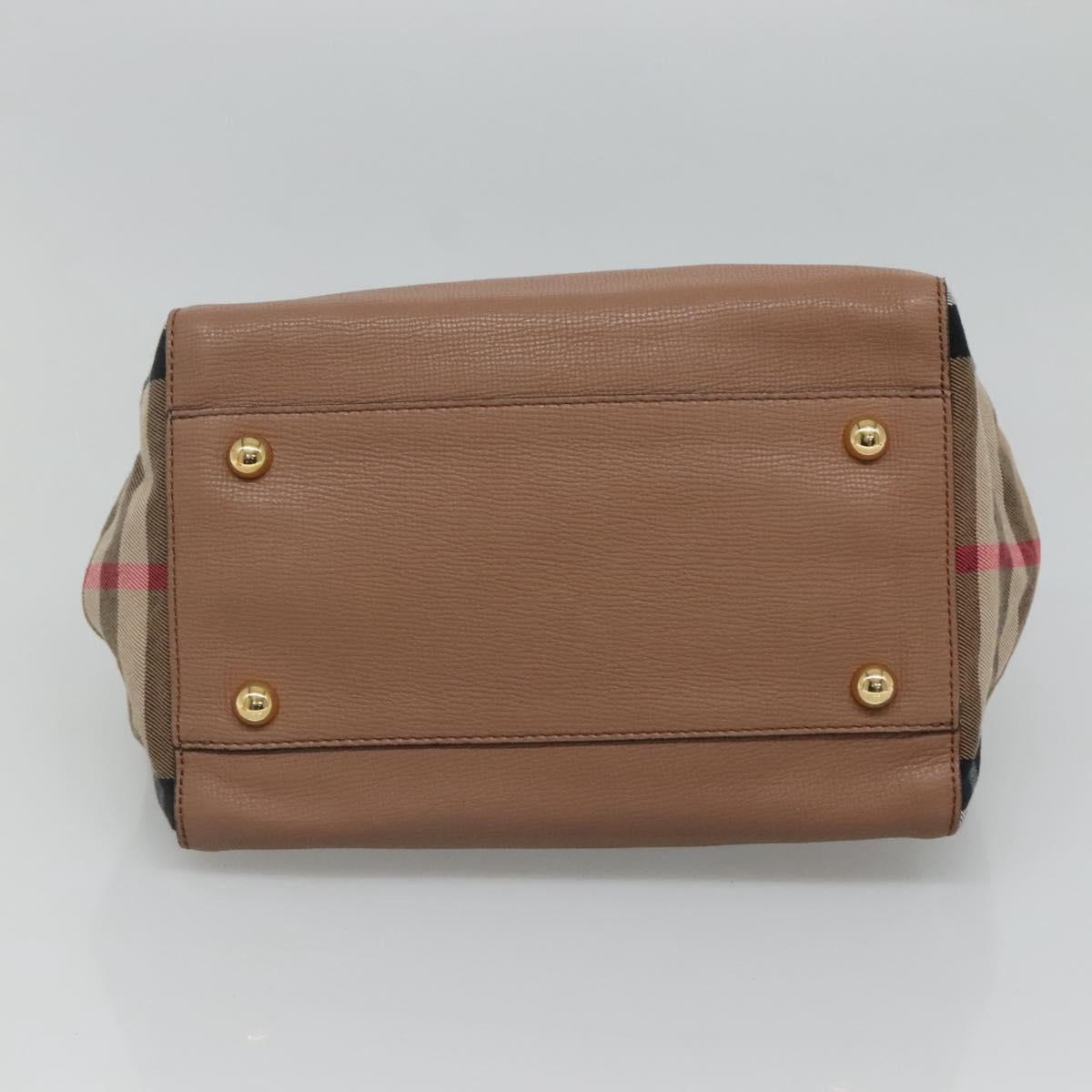 Burberry Brown Leather Canterbury