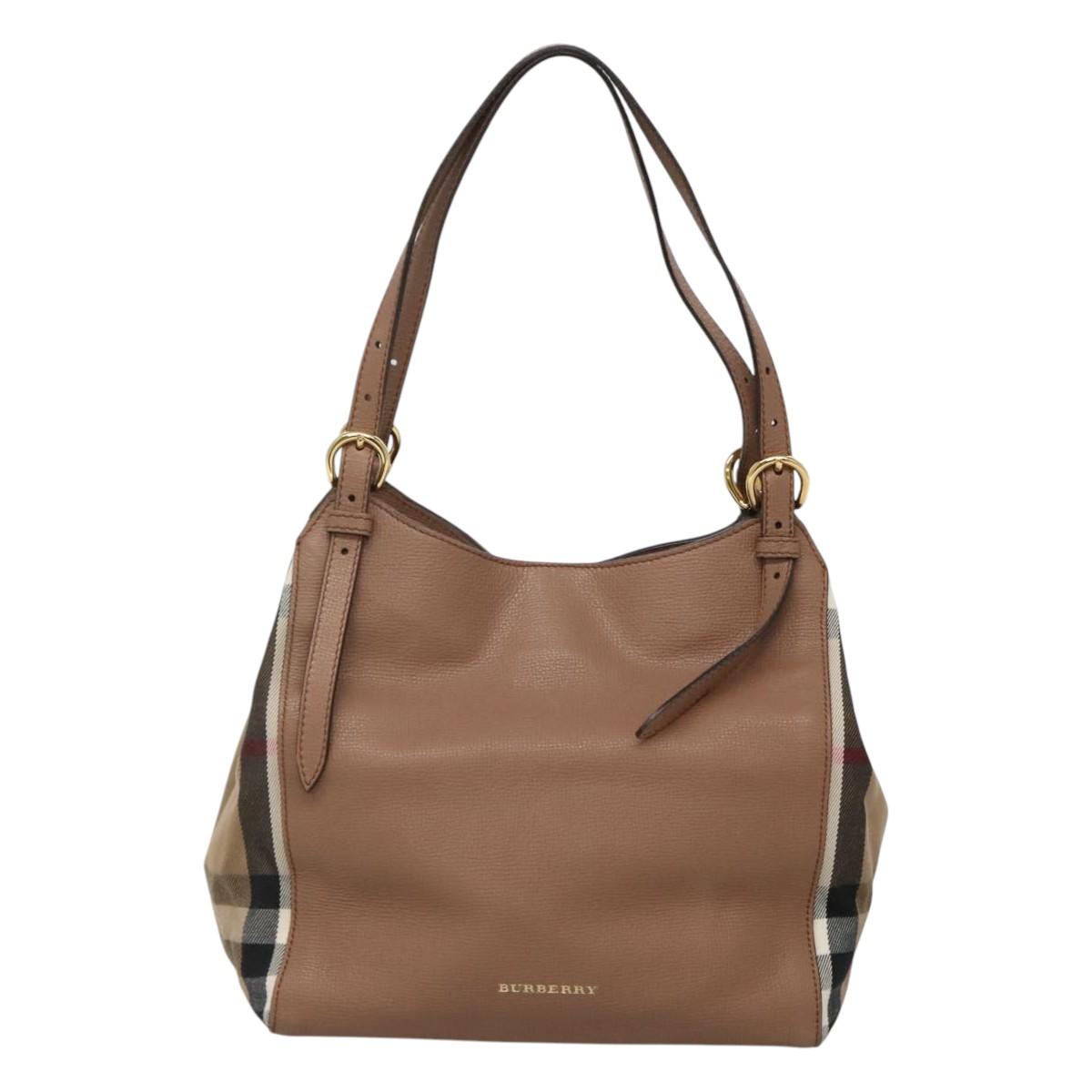 Burberry Brown Leather Canterbury