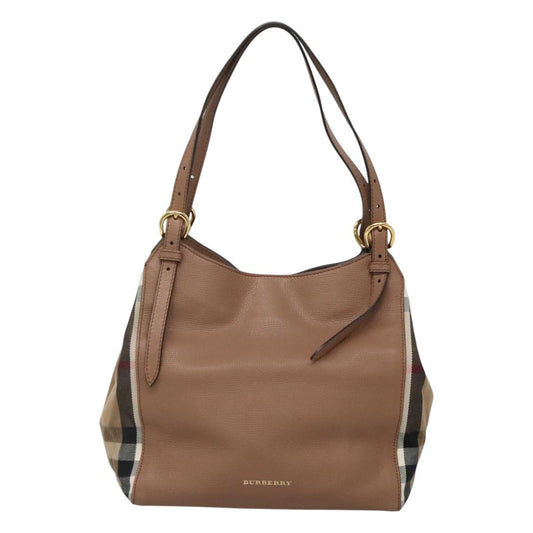 Burberry Brown Leather Canterbury