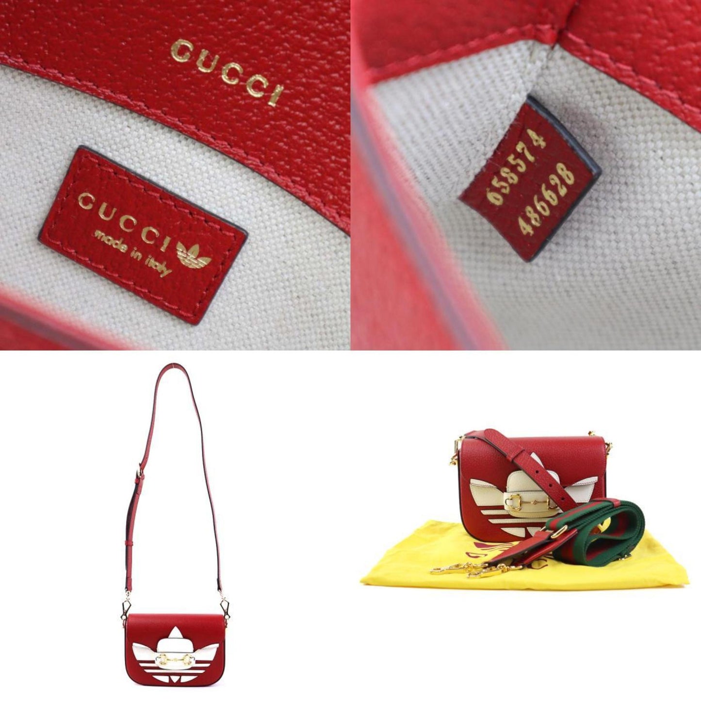 Gucci Red Leather Horsebit